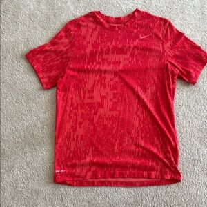 Nike Crimson Patterned Tee